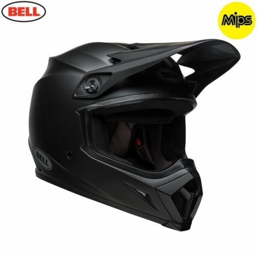 Bell MX 2021 MX-9 Mips Adult Helmet (Matte Black) - Image 2