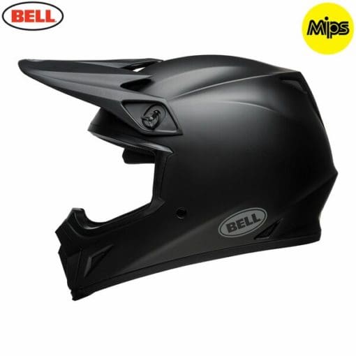 Bell MX 2021 MX-9 Mips Adult Helmet (Matte Black) - Image 5